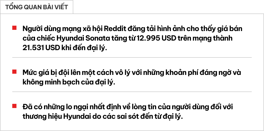 'Treo đầu dê bán thịt chó', một đại lý Hyundai bị 'bóc phốt' trên mạng xã hội- Ảnh 1.