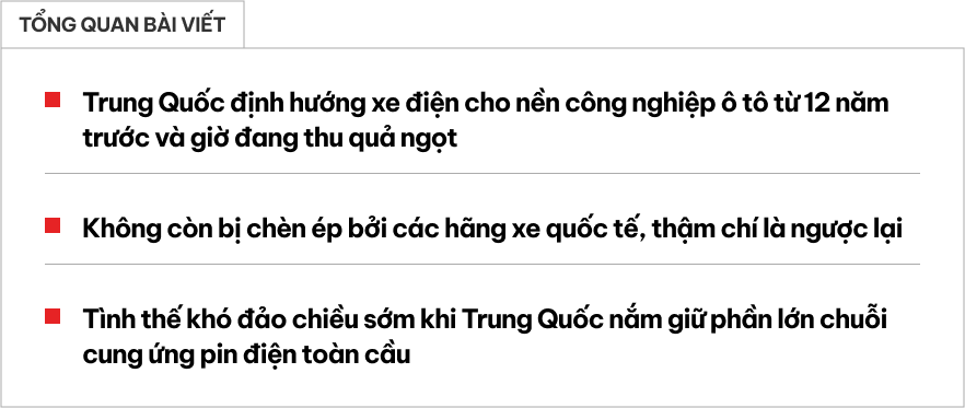 Câu nói của chủ tịch Tập Cận Bình 10 năm trước trở thành hiện thực, giờ ai cũng sợ xe điện Trung Quốc- Ảnh 1.