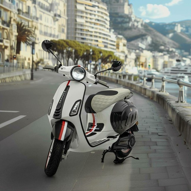 Vespa điện phiên bản đặc biệt chỉ có 99 chiếc trên toàn thế giới - Ảnh 6. Vespa điện phiên bản đặc biệt chỉ có 99 chiếc trên toàn thế giới - Ảnh 6.