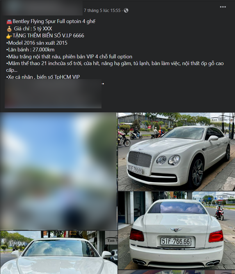 Bentley Flying Spur 11 năm tuổi rao bán hơn 5 tỷ đồng: Người mua được tặng thêm biển số tứ quý 6 - Ảnh 3.