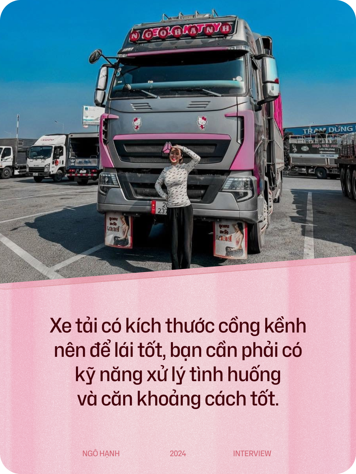 Nữ tài xế Gen Z Thái Nguyên nặng 38kg lái xe tải 30 tấn khắp miền Bắc: Thời gian mình ở trên xe còn nhiều hơn ở nhà- Ảnh 4.