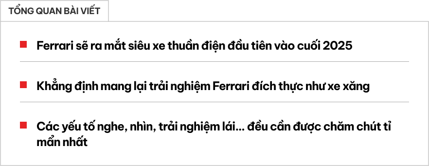 Làm siêu xe điện, Ferrari vẫn khẳng định: trải nghiệm như xe xăng, giả lập âm thanh để giới đại gia không thất vọng- Ảnh 1.