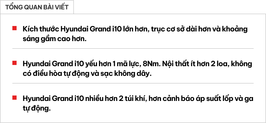 Chênh 11 triệu đồng, Hyundai Grand i10 và Kia Morning bản cao nhất hơn thua gì: Chọn an toàn hay thêm chút tiện nghi và sức mạnh động cơ- Ảnh 1.