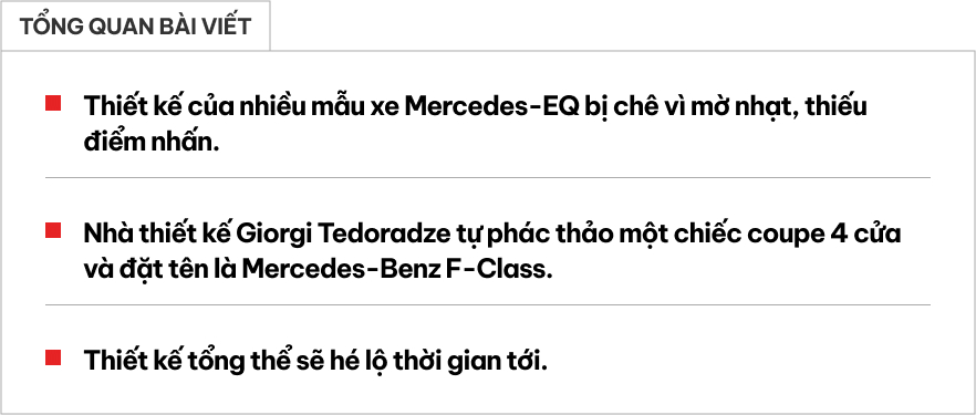 Mercedes-Benz cần xem ngay thiết kế này: F-Class, chủ nhân khẳng định thay thế được ngôn ngữ thiết kế của hãng hiện tại- Ảnh 1.