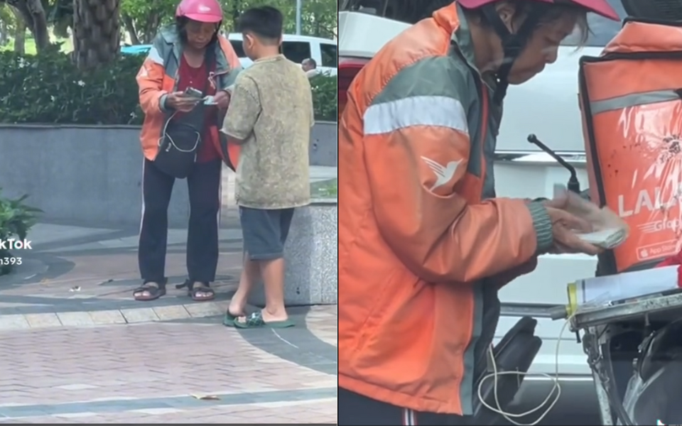 C&acirc;u chuyện x&uacute;c động ph&iacute;a sau video cụ b&agrave; shipper t&oacute;c bạc đếm tiền lẻ lan tỏa mạng x&atilde; hội- Ảnh 1.