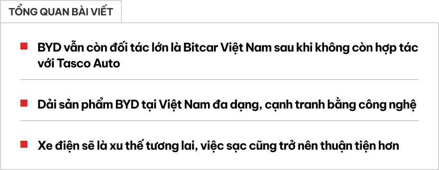 BYD Việt Nam sau ‘chia tay’ chủ đầu tư cũ: Vẫn có nhà phân phối khủng, nhiều xe ‘hot’ được đưa về- Ảnh 1.