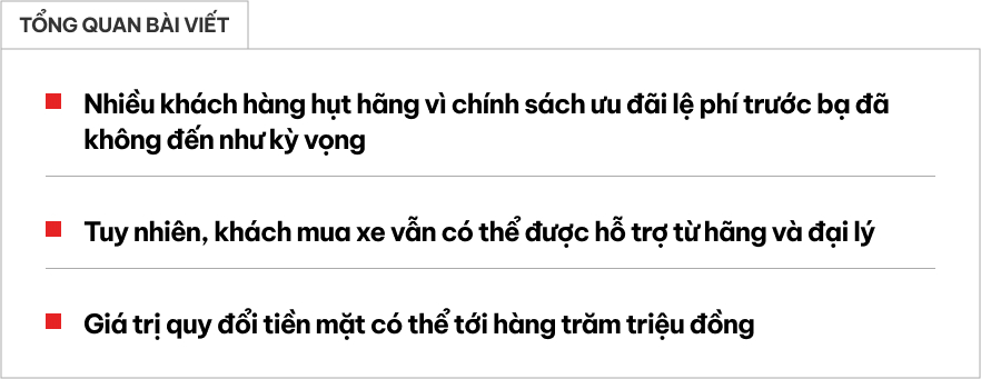 Giảm hay không giảm trước bạ thì các hãng vẫn tự giảm 50-100% trước bạ: Đây là những cái tên đang có deal lớn nhất hiện tại- Ảnh 1.