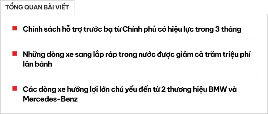 Khách Việt mua những dòng xe này sẽ tiết kiệm cả trăm triệu đồng nhờ chính sách giảm trước bạ- Ảnh 1.