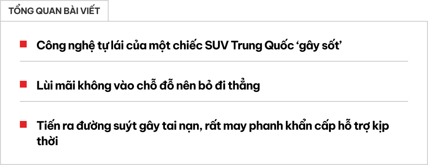 Tự đỗ không thành rồi suýt gây thảm họa, chiếc SUV thông minh 'xấu hổ' trốn mất- Ảnh 1.