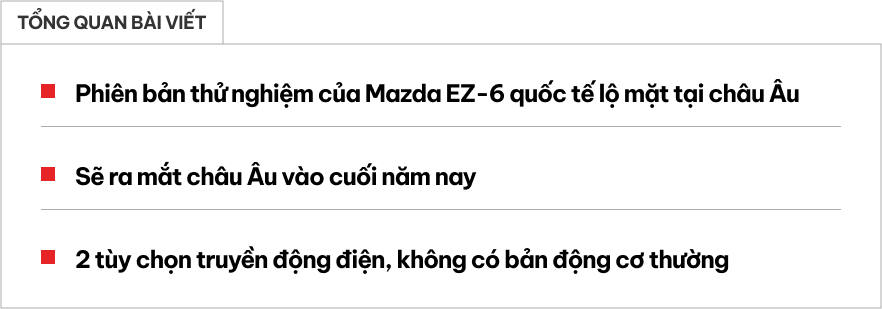 Mazda EZ-6 nếu về Việt Nam trông sẽ thế này: Thêm cánh gió, mâm tối màu, bản động cơ giống Kicks chạy được 1.000km- Ảnh 1.