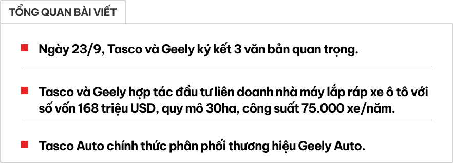 Lynk & Co, Geely sắp có nhà máy lắp ráp tại Việt Nam: Vốn ban đầu hơn 4.100 tỷ đồng, đặt ở Thái Bình, công suất 75.000 xe/năm- Ảnh 1.