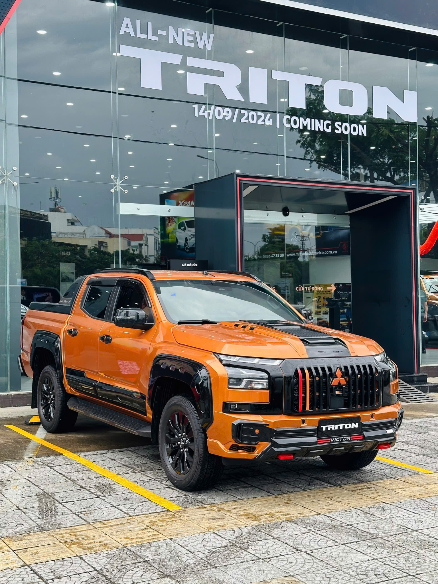 Nâng tầm giao diện Mitsubishi Triton 2024 cùng body kit Victor Thái Lan- Ảnh 2.