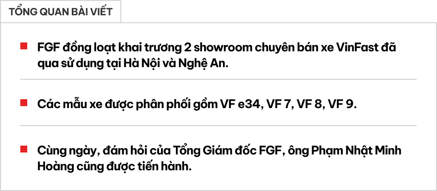 Ngày đẹp của FGF: TGĐ làm đám hỏi với Á hậu Phương Nhi, 6 showroom đầu tiên đồng loạt khai trương- Ảnh 1.