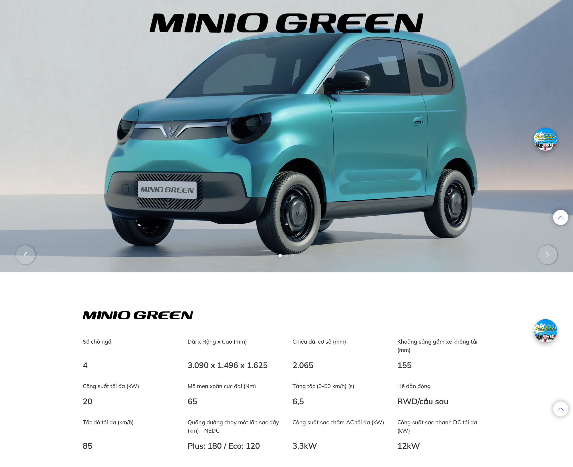 VinFast Minio Green có thông số chi tiết: Gầm cao hơn Vios, tối đa 85km/h, chạy 180km/sạc- Ảnh 2.