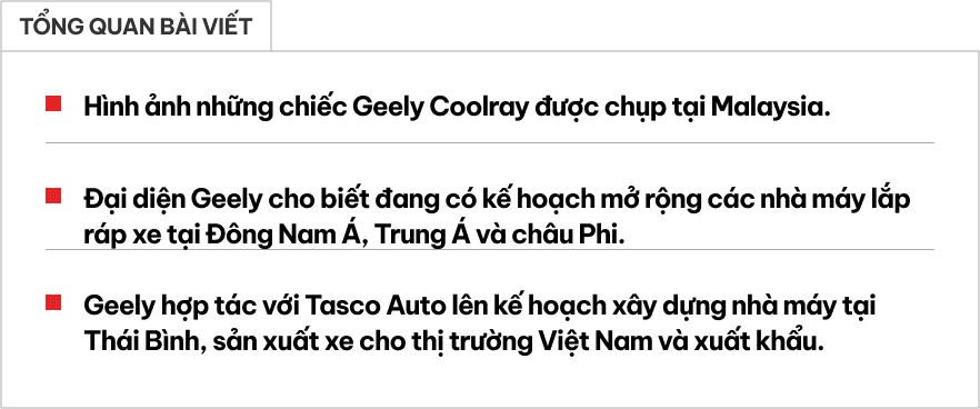 Thực hư ảnh Geely Cooray đồn đoán ở Việt Nam: Có chi tiết cố tình bị che, có thể lắp trong nước nhưng chưa phải bây giờ- Ảnh 1.