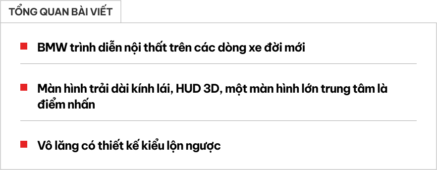 Nội thất BMW đời mới trông sẽ thế này đây: Vô lăng ‘lộn ngược’, màn hình trải dài kính lái, HUD 3D- Ảnh 1.