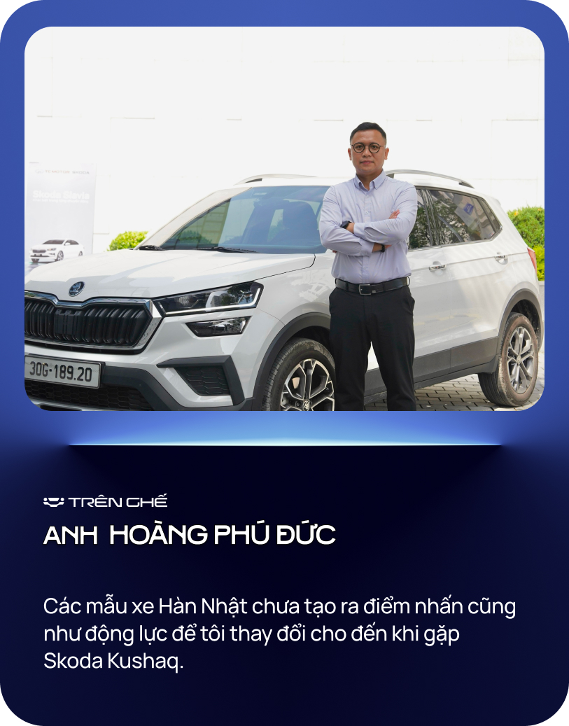 Từng xem xe Nhật, Hàn, rồi chốt Skoda Kushaq, chủ xe chia sẻ: ‘Khác từ tiếng đóng cửa, thực tế có điểm tốt hơn thông số’- Ảnh 3. Từng xem xe Nhật, Hàn, rồi chốt Skoda Kushaq, chủ xe chia sẻ: ‘Khác từ tiếng đóng cửa, thực tế có điểm tốt hơn thông số’- Ảnh 3.