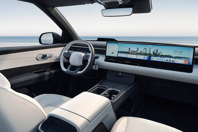 Hyundai Elexio EO ra mắt: Xe 5 chỗ mới dài ngang Tucson, màn hình 27 inch, đi hơn 700km/sạc- Ảnh 8. Hyundai Elexio EO ra mắt: Xe 5 chỗ mới dài ngang Tucson, màn hình 27 inch, đi hơn 700km/sạc- Ảnh 8.