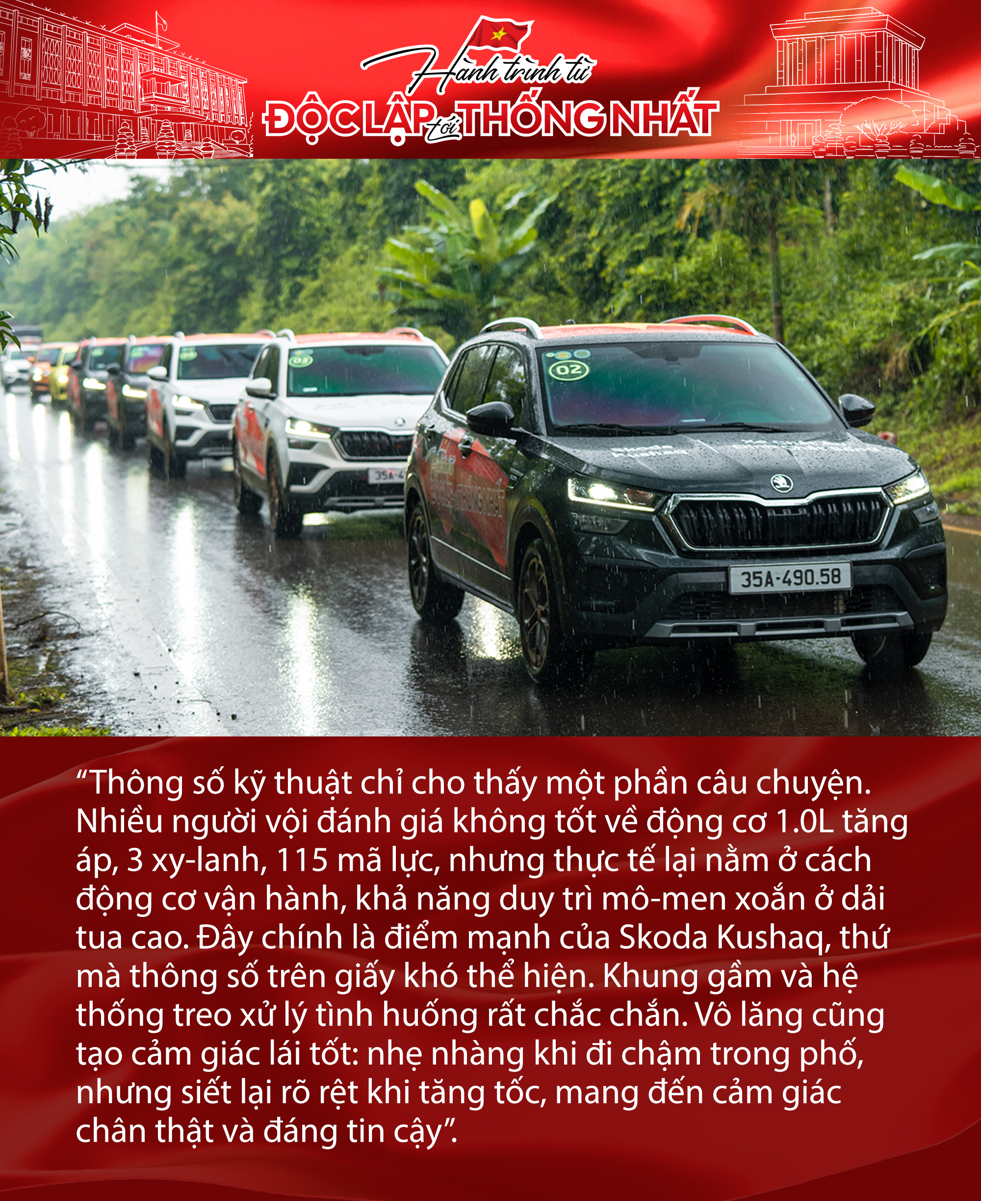 Tài xế nói về Skoda Slavia và Skoda Kushaq sau chuyến xuyên Việt: ‘120km/h không thấy đuối, đi dài ngày không mệt dù là xe cỡ nhỏ’- Ảnh 5.