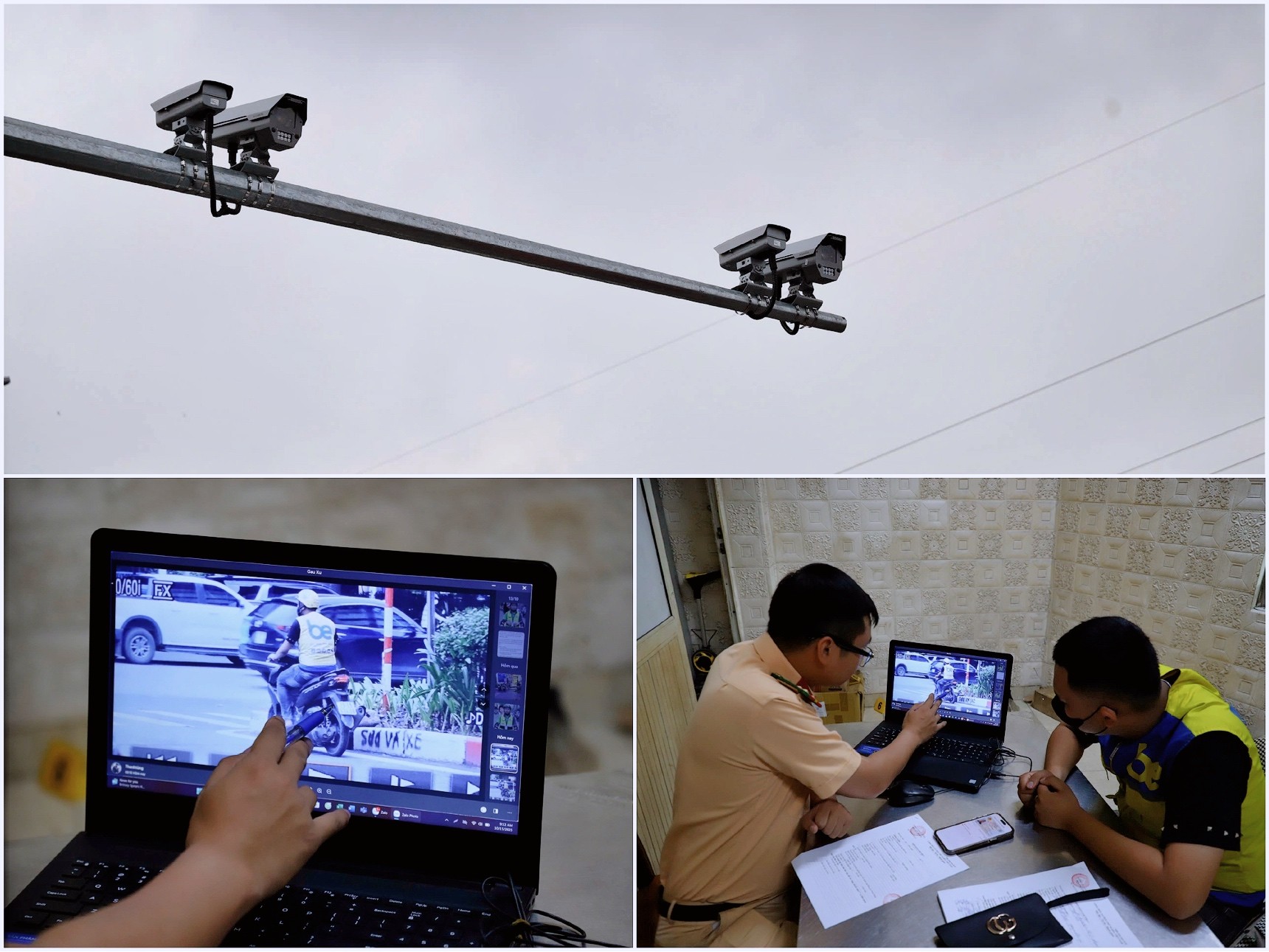 Lo bị camera ghi hình, tài xế che biển số vẫn không thoát phạt- Ảnh 2.