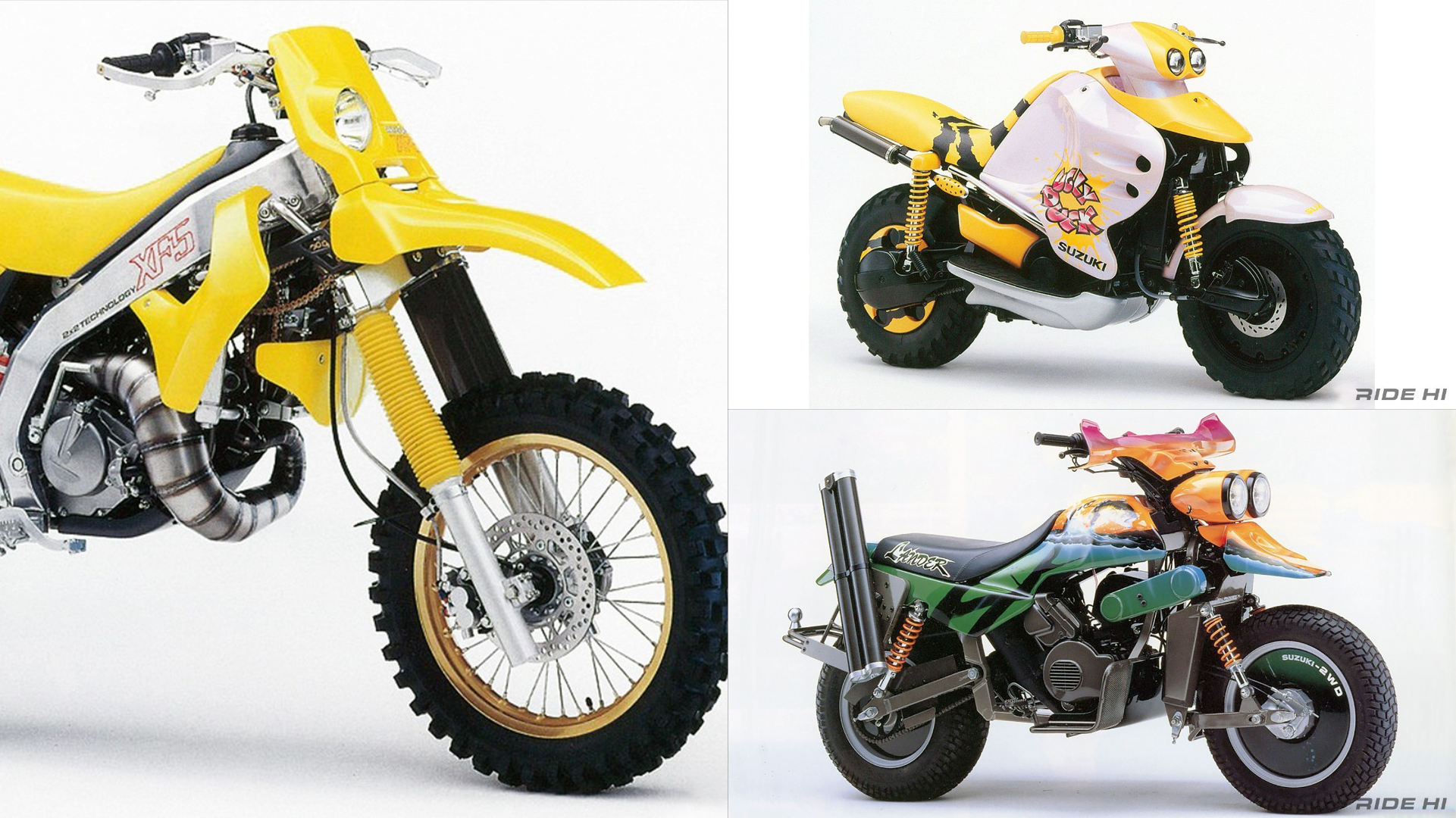 Hơn 30 năm trước Suzuki đã từng làm ra những chiếc xe máy 'siêu nhân' dẫn động hai cầu như ô tô- Ảnh 2.