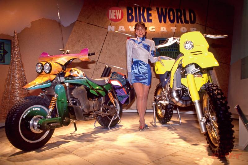 Hơn 30 năm trước Suzuki đã từng làm ra những chiếc xe máy 'siêu nhân' dẫn động hai cầu như ô tô- Ảnh 12.