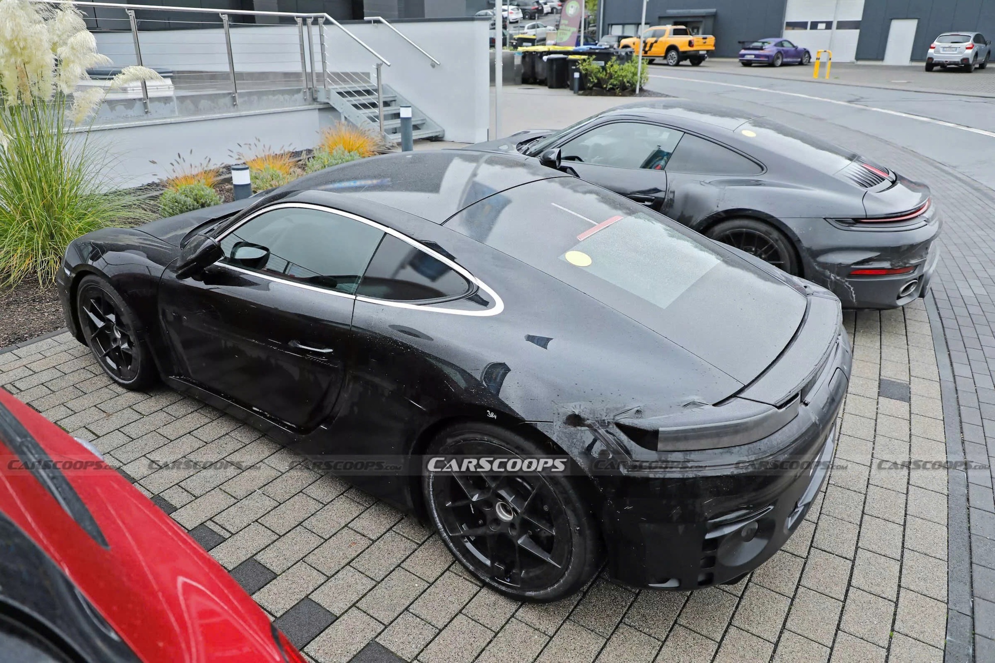 Porsche 718 EV lộ ảnh chạy thử: Đèn giống Taycan, hốc gió giống 911, tăng tốc 0-100km/h dưới 4 giây- Ảnh 9. Porsche 718 EV lộ ảnh chạy thử: Đèn giống Taycan, hốc gió giống 911, tăng tốc 0-100km/h dưới 4 giây- Ảnh 9.