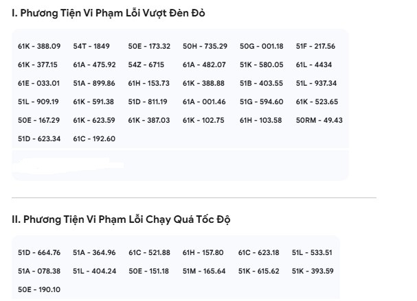 Các chủ xe biển số TP.HCM sau nhanh chóng nộp phạt nguội theo Nghị định 168- Ảnh 1. Các chủ xe biển số TP.HCM sau nhanh chóng nộp phạt nguội theo Nghị định 168- Ảnh 1.