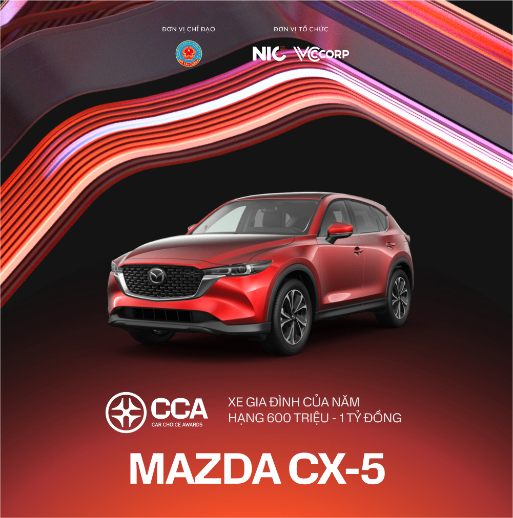 Mazda CX-5 ‘lội ngược dòng’ thắng giải ‘Xe Gia đình của năm Hạng 600 triệu - 1 tỷ đồng’- Ảnh 1. Mazda CX-5 ‘lội ngược dòng’ thắng giải ‘Xe Gia đình của năm Hạng 600 triệu - 1 tỷ đồng’- Ảnh 1.