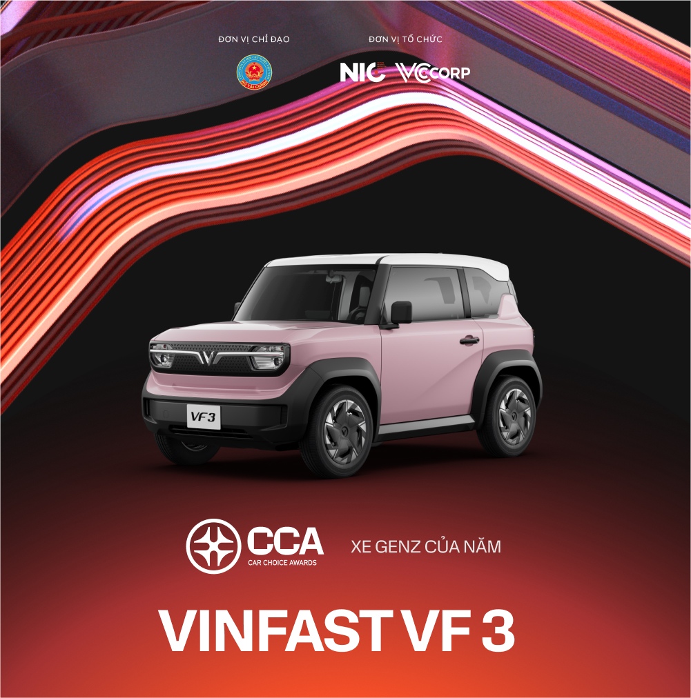 ‘Xe GenZ của năm’ gọi tên VinFast VF 3- Ảnh 1. ‘Xe GenZ của năm’ gọi tên VinFast VF 3- Ảnh 1.