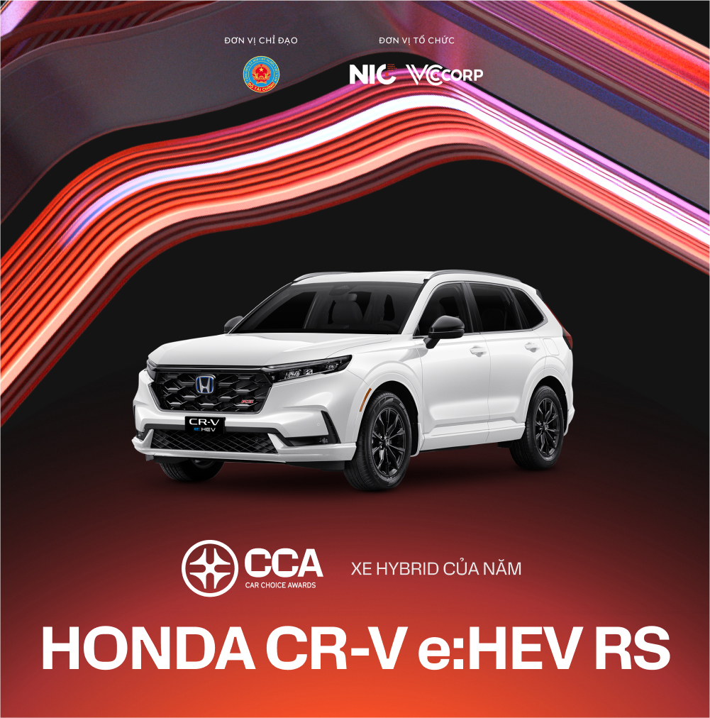 Vượt các xe của Toyota, BYD, Honda CR-V e:HEV RS thắng cách biệt giải ‘Xe hybrid của năm’- Ảnh 1. Vượt các xe của Toyota, BYD, Honda CR-V e:HEV RS thắng cách biệt giải ‘Xe hybrid của năm’- Ảnh 1.