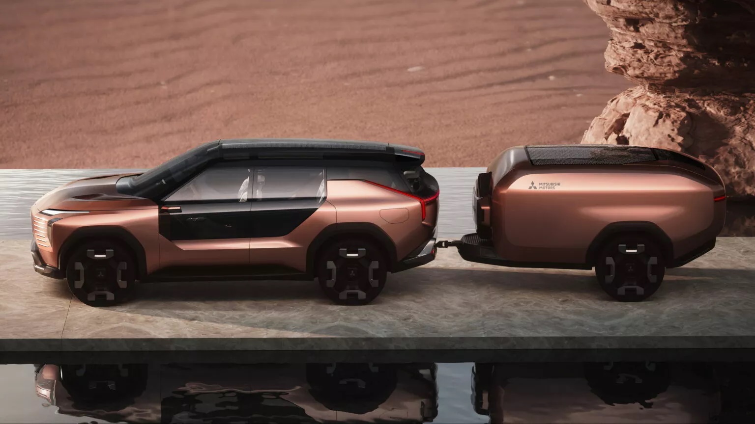 Mitsubishi Pajero Sport sắp lột xác như thế này: Như căn nhà di động, có cả phòng tắm, máy hybrid cắm sạc, có AI- Ảnh 5.