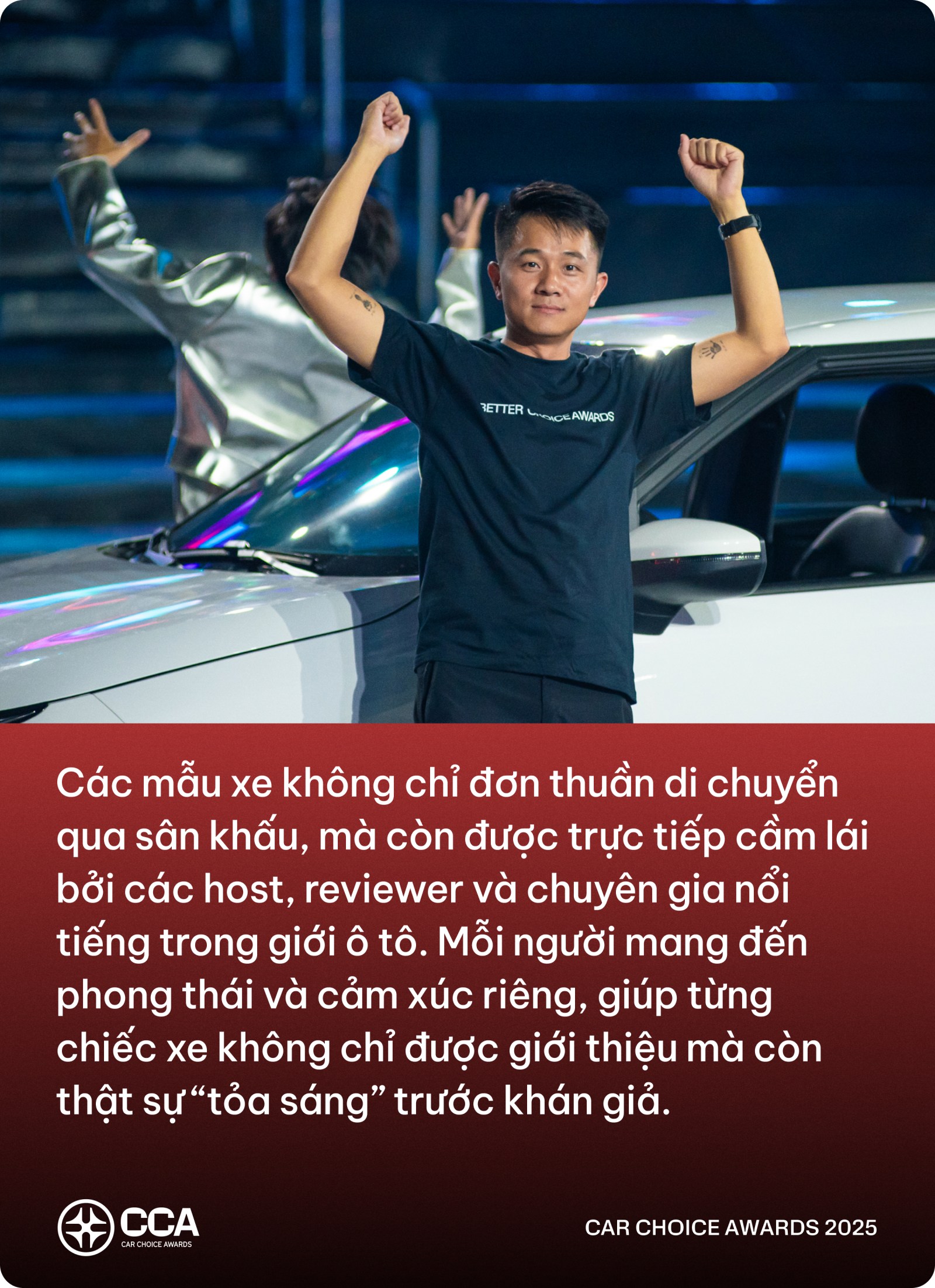 Reviewer ‘catwalk’ xe tại Gala CCA 2025: ‘Mỗi cú nhấp ga hay đánh lái đều phải chính xác vì cả triệu người đang theo dõi’- Ảnh 2.