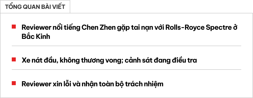 Reviewer ô tô nổi tiếng đâm nát đầu Rolls-Royce Spectre quy đổi 26 tỷ đồng, CĐM bóc tách nguyên nhân, đưa ra nhiều ý kiến trái chiều- Ảnh 1.