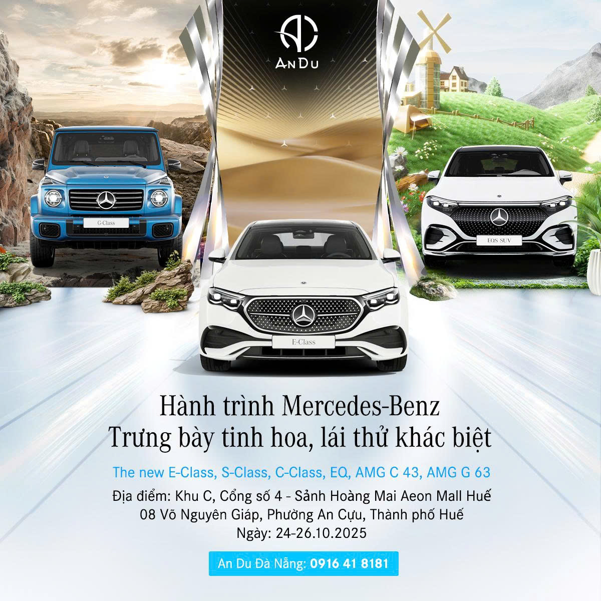 Chuỗi sự kiện trưng bày và lái thử Mercedes-Benz tại 4 thành phố lớn- Ảnh 2. Chuỗi sự kiện trưng bày và lái thử Mercedes-Benz tại 4 thành phố lớn- Ảnh 2.