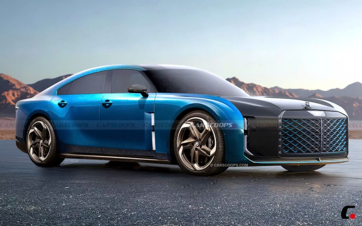Bentley Flying Spur thế hệ mới hé lộ thiết kế táo bạo- Ảnh 1.