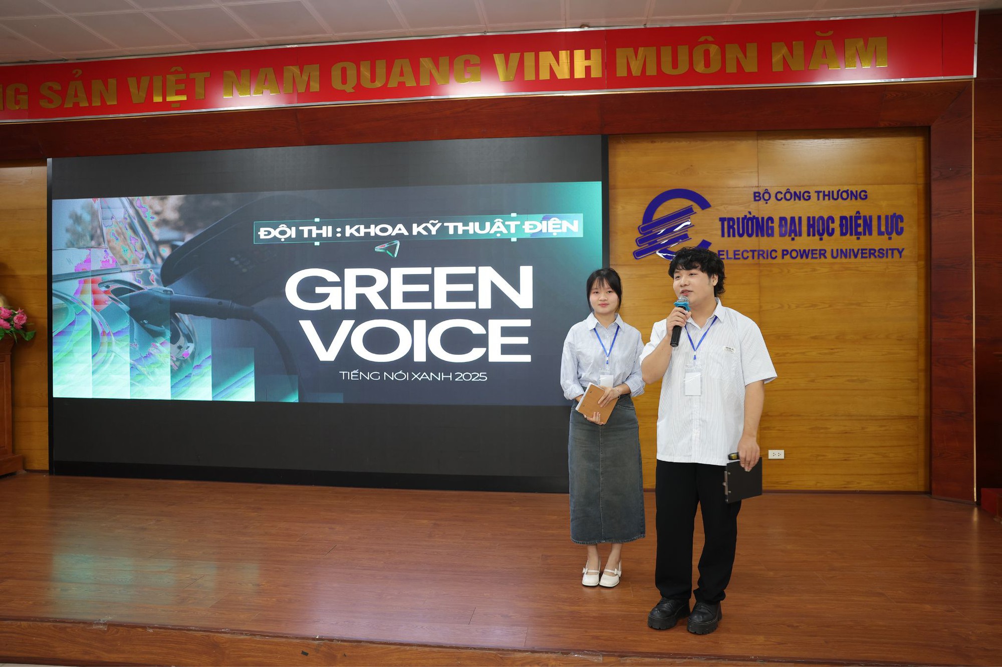 Green Voices đến Đại học Điện lực: Khi sinh viên kỹ thuật ‘lên tiếng xanh’ bằng dữ liệu và luận cứ khoa học- Ảnh 2.