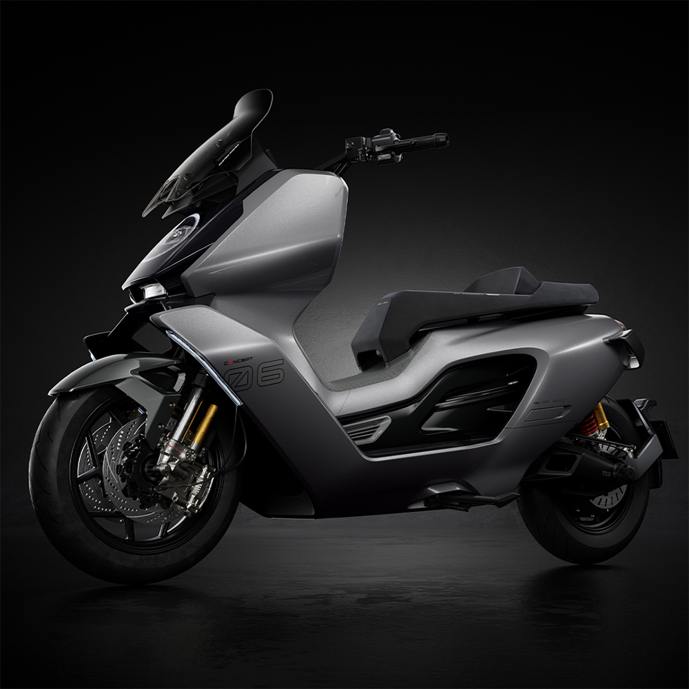 NIU Concept 06: Siêu xe tay ga điện chạy 155 km/h, hỗ trợ AI tối ưu công suất theo điều kiện thực tế- Ảnh 2.