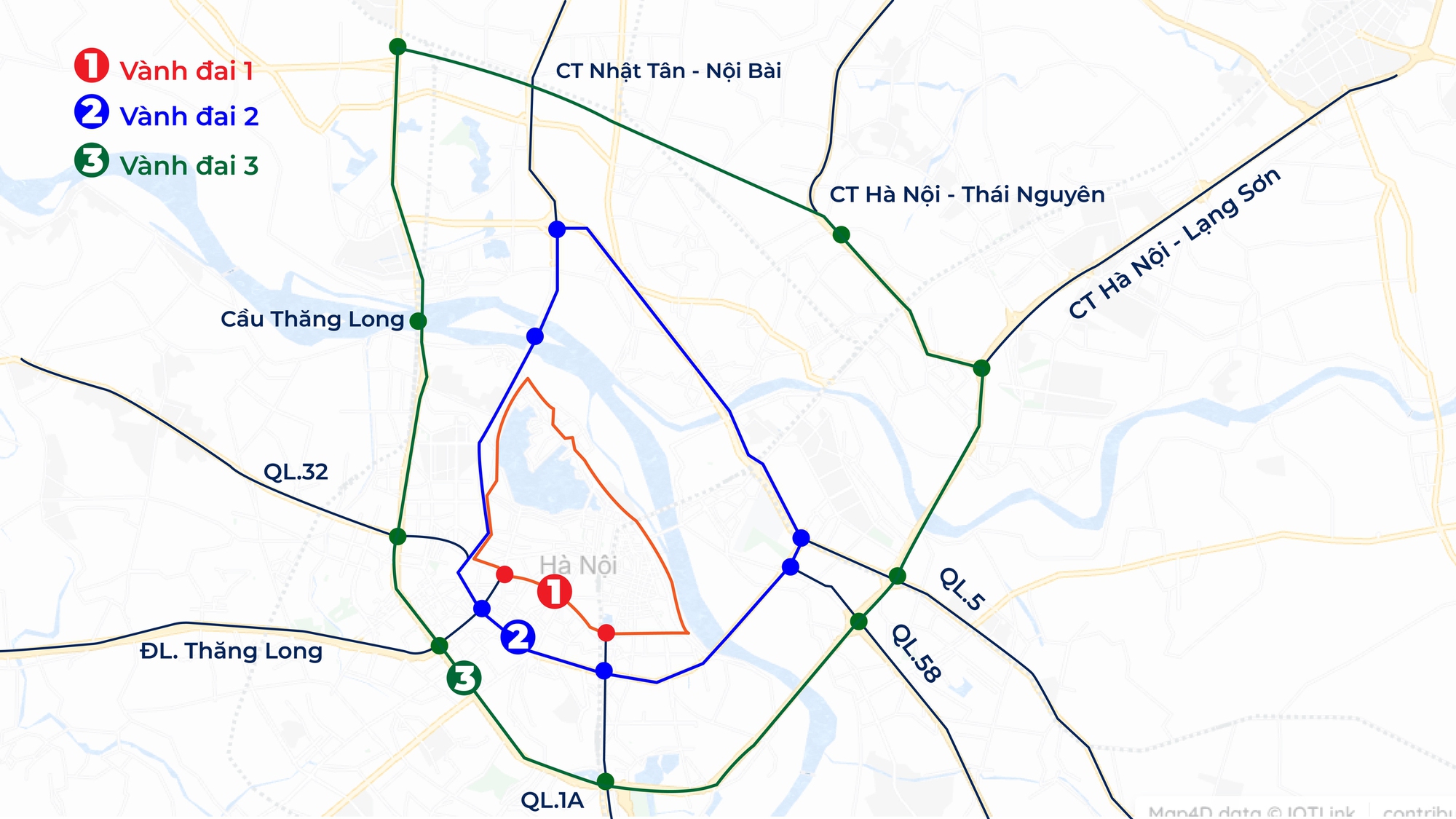 Chi tiết bản đồ khu vực dự kiến cấm xe máy xăng theo khung giờ tại Hà Nội- Ảnh 1.