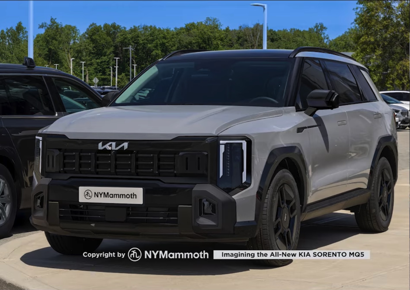 Kia Sorento thế hệ mới lộ ảnh phác thảo: Thiết kế lấy cảm hứng từ Telluride, 5 tùy chọn động cơ, có thể thêm bản chạy điện- Ảnh 2.