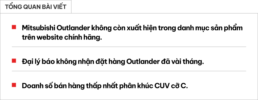 Mitsubishi Outlander dừng bán tại Việt Nam, mở đường cho Destinator, nhiều fan tiếc nuối- Ảnh 1. Mitsubishi Outlander dừng bán tại Việt Nam, mở đường cho Destinator, nhiều fan tiếc nuối- Ảnh 1.