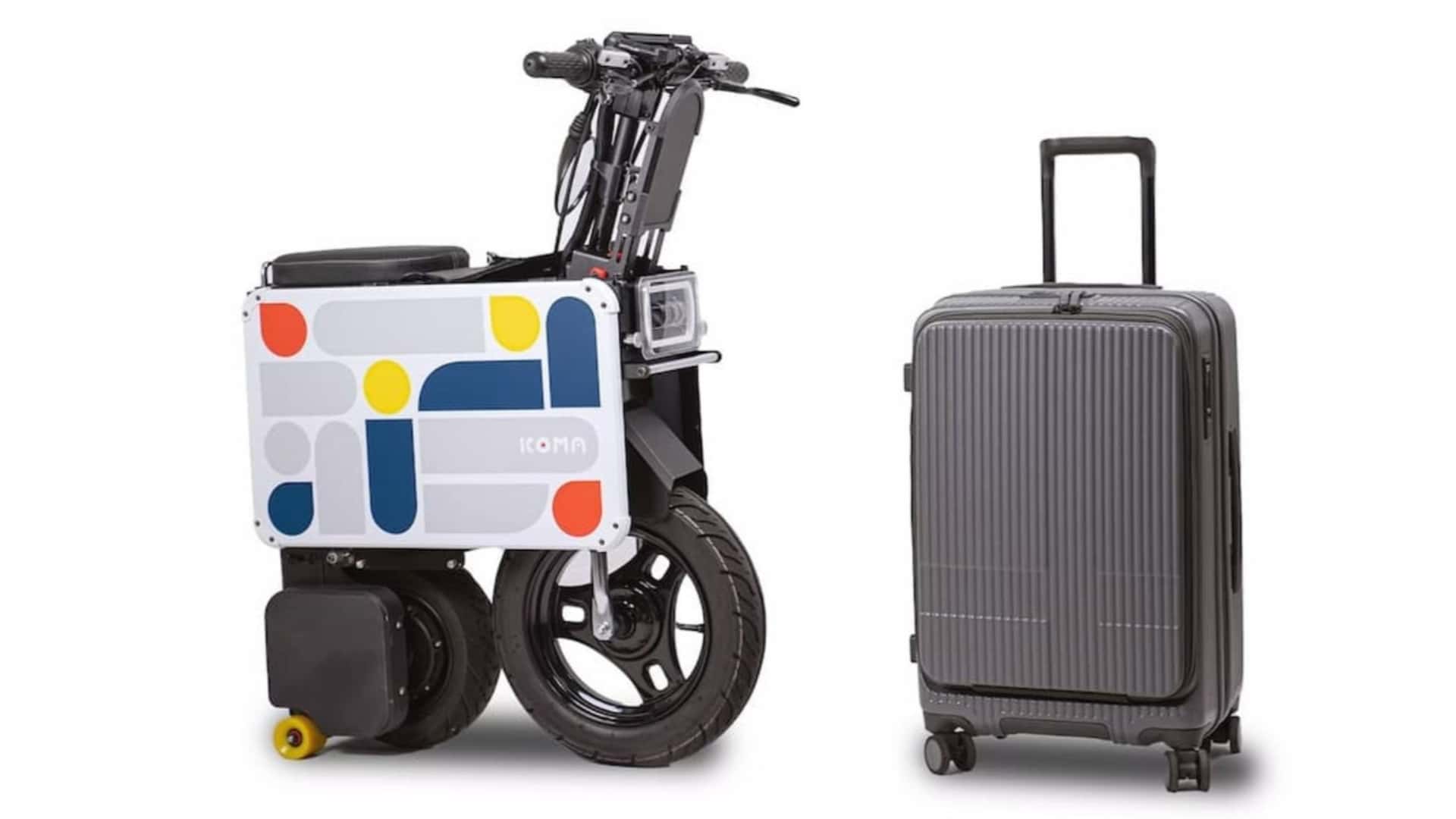 Chiếc xe máy điện gấp gọn như vali đang gây sốt: Nhỏ mà có võ- Ảnh 2.