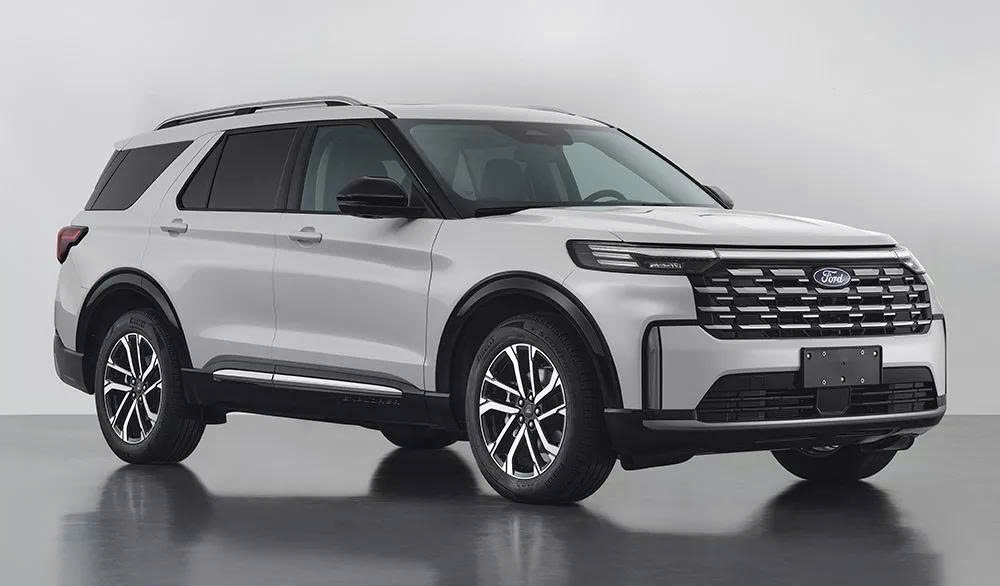 Ford Explorer facelift xuất hiện cạnh Việt Nam: Đầu xe hoàn toàn mới nhưng động cơ 2.3L EcoBoost giữ nguyên, nội thất chưa tiết lộ- Ảnh 1. Ford Explorer facelift xuất hiện cạnh Việt Nam: Đầu xe hoàn toàn mới nhưng động cơ 2.3L EcoBoost giữ nguyên, nội thất chưa tiết lộ- Ảnh 1.