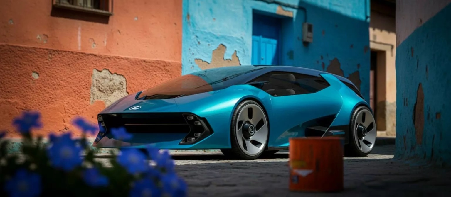 Designer của Ford chỉ tốn 24 giờ dùng AI để tạo một chiếc Lexus long lanh, làm hẳn bộ ảnh hậu trường thật đến khó tin- Ảnh 1.