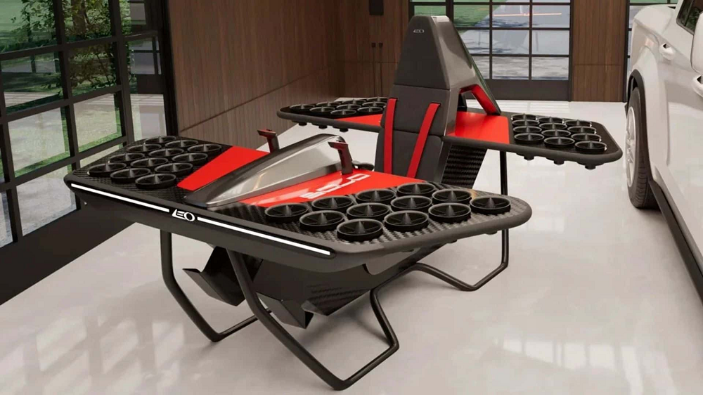 Đ&acirc;y l&agrave; chiếc m&ocirc; t&ocirc; bay được chế tạo từ 48 động cơ phản lực thu nhỏ v&agrave; bạn c&oacute; thể mua trước với 990 USD- Ảnh 3.