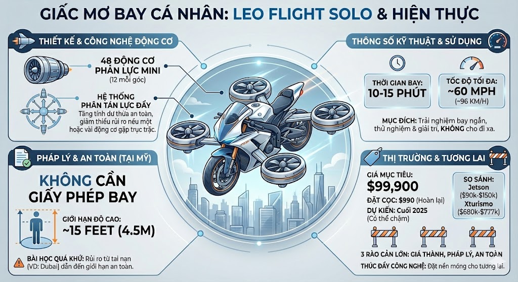 Đ&acirc;y l&agrave; chiếc m&ocirc; t&ocirc; bay được chế tạo từ 48 động cơ phản lực thu nhỏ v&agrave; bạn c&oacute; thể mua trước với 990 USD- Ảnh 7.