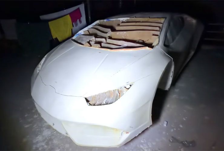Th&ecirc;m một ch&agrave;ng trai trẻ d&agrave;nh hẳn 4 năm l&agrave;m xe m&ocirc; phỏng Lamborghini Huracan tỷ lệ như thật- Ảnh 2.