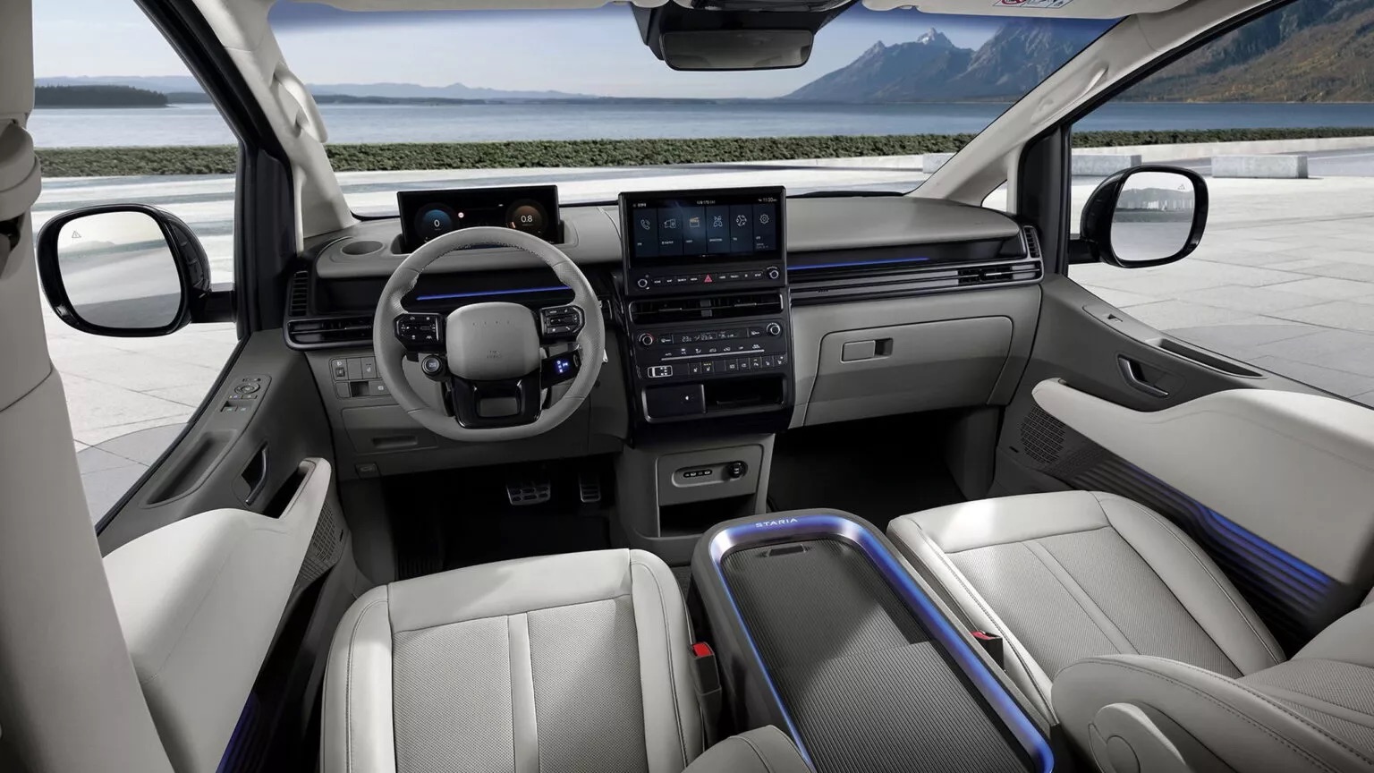 Hyundai Staria 2026 ra mắt: Thiết kế tinh chỉnh, v&ocirc;-lăng như Santa Fe, m&agrave;n h&igrave;nh lớn hơn bản đang c&oacute; tại Việt Nam- Ảnh 8.