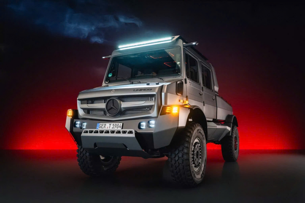 Mercedes Unimog tr&igrave;nh l&agrave;ng phi&ecirc;n bản sang trọng nhất từ trước đến nay- Ảnh 1.