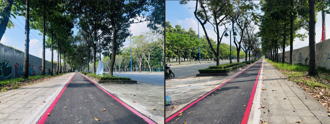 Ngắm l&agrave;n đường d&agrave;nh cho xe đạp đầu ti&ecirc;n tại TPHCM- Ảnh 5.